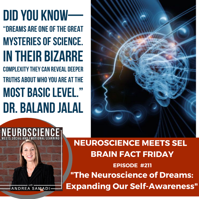Brain Fact Friday on ”The Neuroscience of Dreams: Expanding Our Self-Awareness”