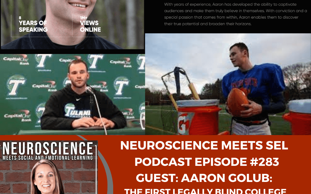 Aaron Golub, The First Legally Blind College Football Player on ”Deciding to Succeed”
