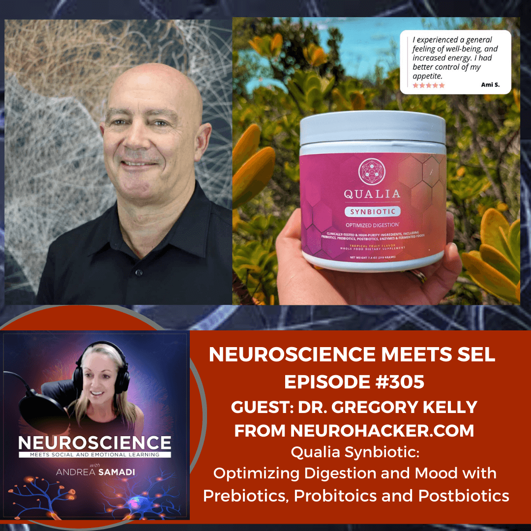 Returning Guest Dr. Gregory Kelly on ”Qualia Synbiotic: Optimizing Digestion and Mood with Prebiotics, Probiotics and Postbiotics”